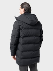 Cavani Black Delray Long Puffer Coat - Image 2 of 6
