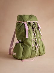 Cath Kidston Khaki Green Utility Backpack - Image 5 of 7