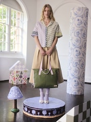Cath Kidston Khaki Green Gym Bag - Image 3 of 6