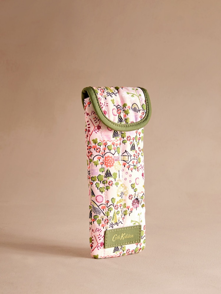 Cath Kidston Pink Tiny Town Glasses Case - Image 1 of 2