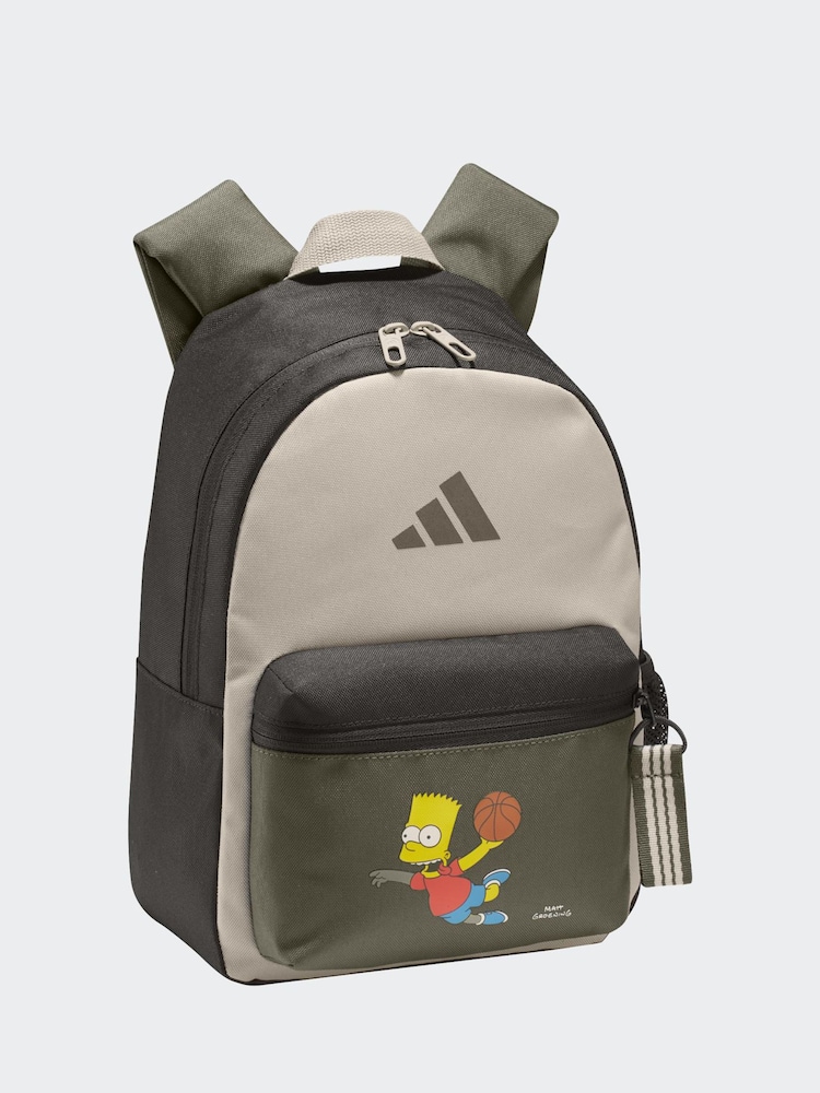 adidas Black & Cream The Simpsons Kids Backpack - Image 1 of 1