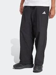 adidas Black Small Essential Logo Woven Open Hem Joggers - Image 1 of 6