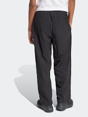 adidas Black Small Essential Logo Woven Open Hem Joggers - Image 2 of 6