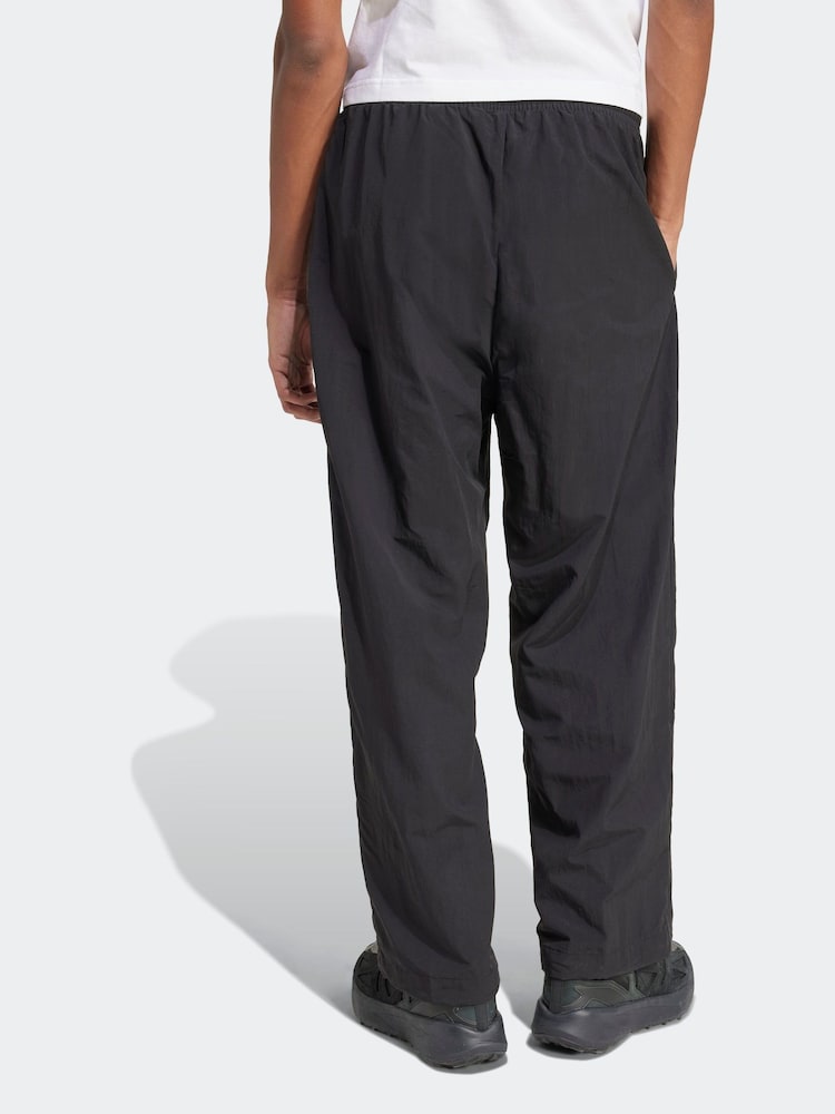 adidas Black Small Essential Logo Woven Open Hem Joggers - Image 2 of 6