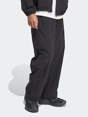 adidas Black Small Essential Logo Woven Open Hem Joggers - Image 3 of 6