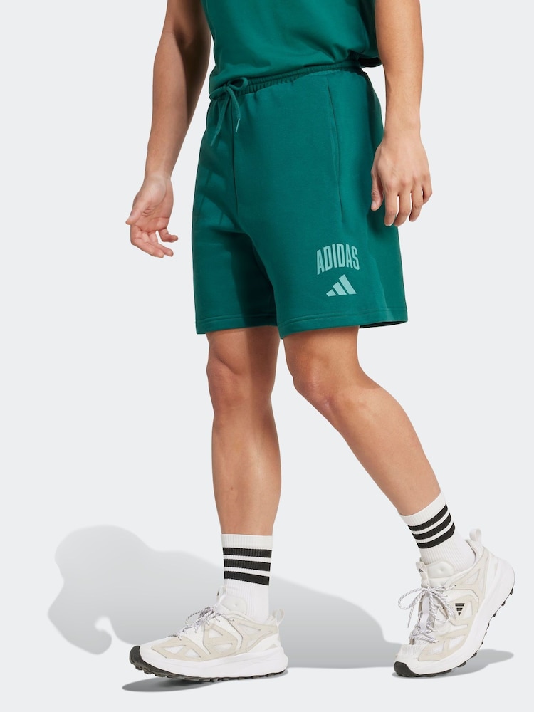 adidas Green Collegiate Shorts - Image 1 of 6