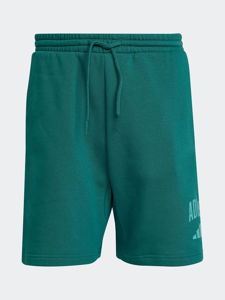 adidas Green Collegiate Shorts - Image 6 of 6