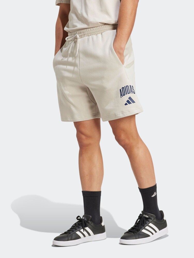 adidas Grey Collegiate Shorts - Image 1 of 6