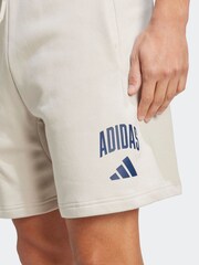 adidas Grey Collegiate Shorts - Image 4 of 6