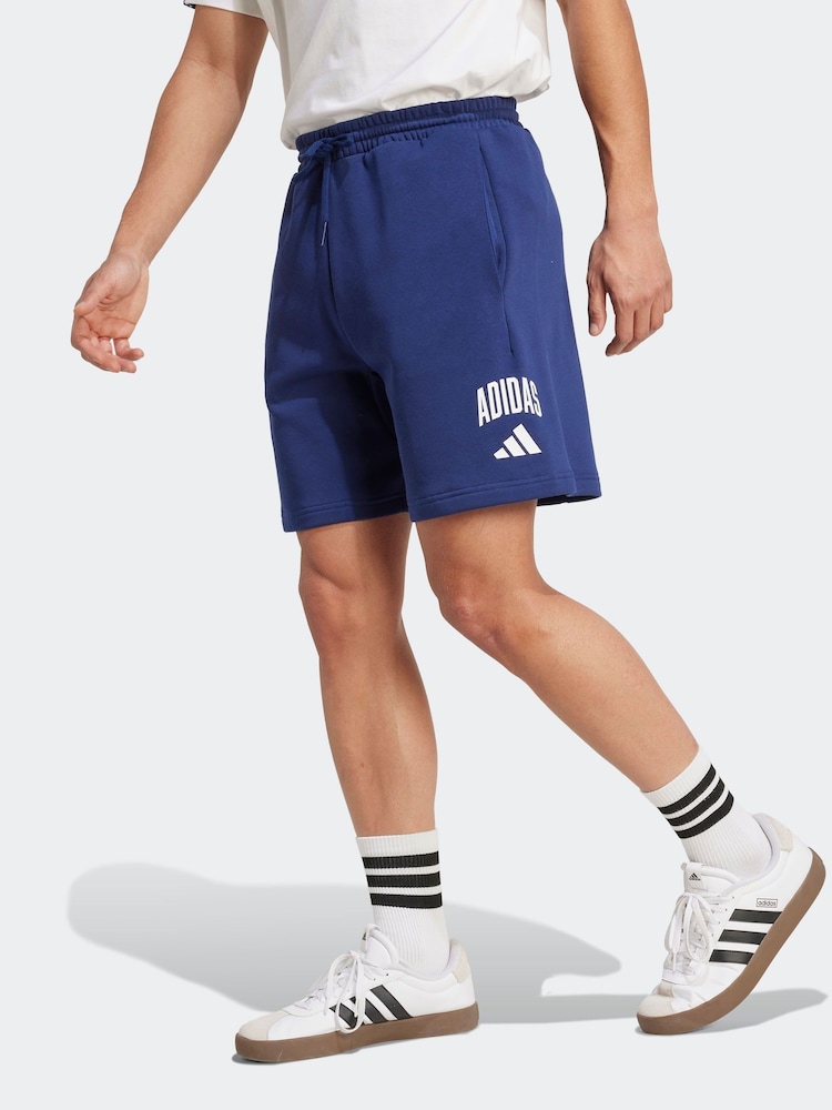 adidas Blue Collegiate Shorts - Image 1 of 5