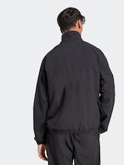 adidas Black Small Essential Logo Windbreaker Jacket - Image 2 of 6