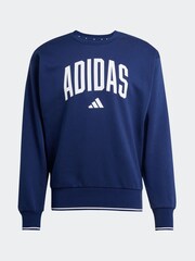 adidas Blue Collegiate Sweatshirt - Image 1 of 1