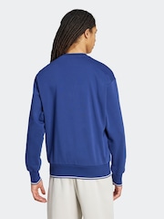 adidas Blue Collegiate Sweatshirt - Image 2 of 6