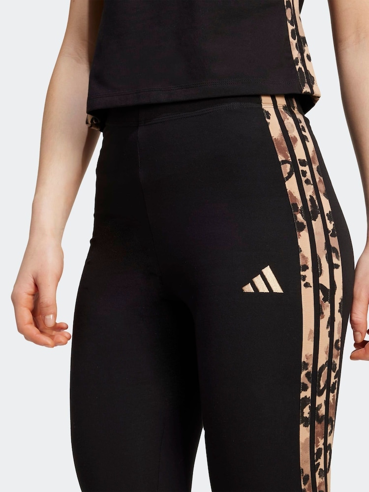 Sale Adidas Adidas Black And Gold Leggings Adidas Originals