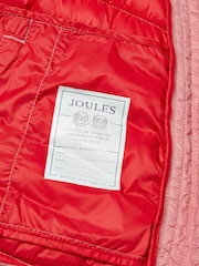 Rosa - Joules Kids Cairn duschtät Vadderade kappor med huva - Bild 7 av 7