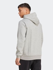 adidas Grey adidas Camo Graphic Print Hoodie - Image 2 of 5