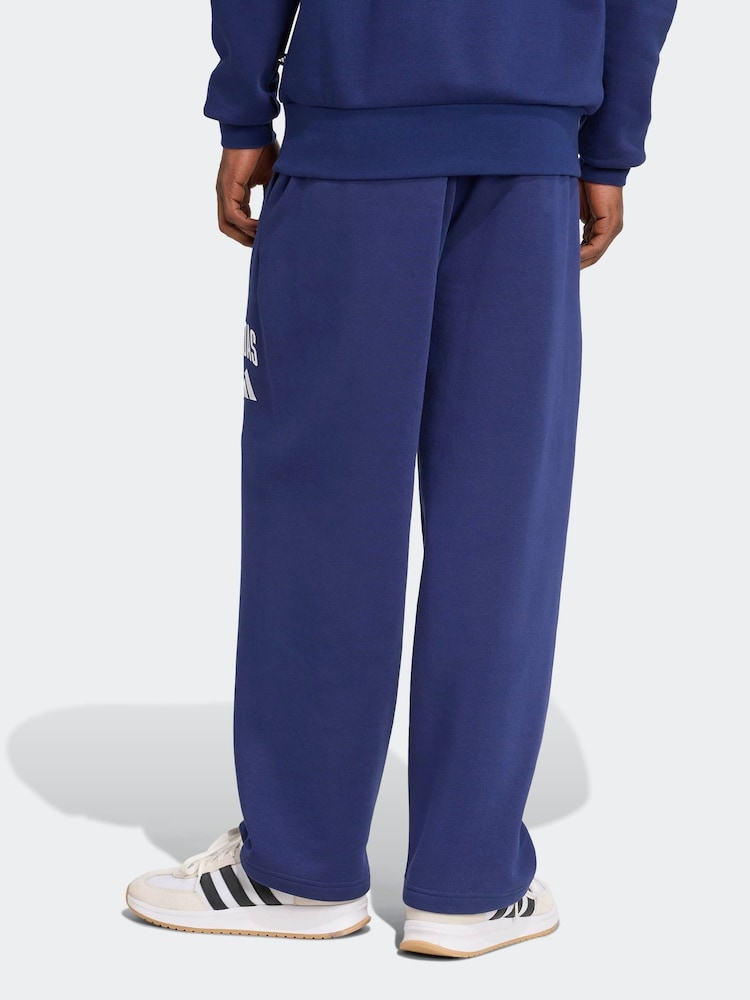 adidas Blue Collegiate Joggers - Image 2 of 6