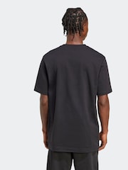adidas Black Doodle Hunt Bike Graphic Print 100% Cotton T-Shirt - Image 2 of 6