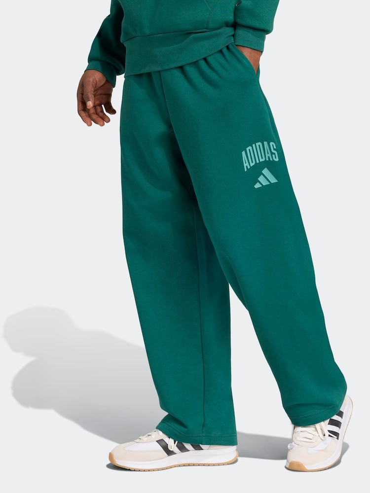 adidas Green Collegiate Joggers - Image 1 of 6