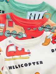 Multi Snuggle Pyjamas 3 Pack (9mths-10yrs) - Image 6 of 7