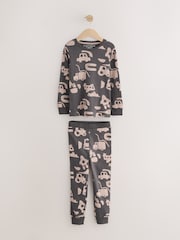 Brown/Cream Transport Mini Snuggle Pyjamas 3 Pack (9mths-10yrs) - Image 4 of 10