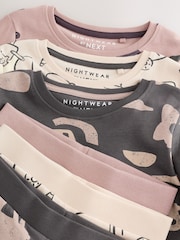 Brown/Cream Transport Mini Snuggle Pyjamas 3 Pack (9mths-10yrs) - Image 7 of 10