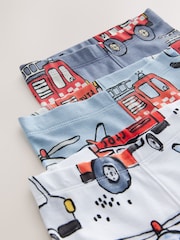 Red/Blue Emergency Vehicle Snuggle Pyjamas 3 Pack (9mths-10yrs) - Image 7 of 7