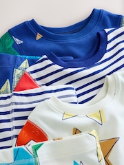 Multi Star Snuggle Pyjamas 3 Pack (9mths-10yrs) - Image 12 of 15