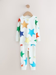 Multi Star Snuggle Pyjamas 3 Pack (9mths-10yrs) - Image 8 of 15