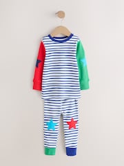 Multi Star Snuggle Pyjamas 3 Pack (9mths-10yrs) - Image 9 of 15