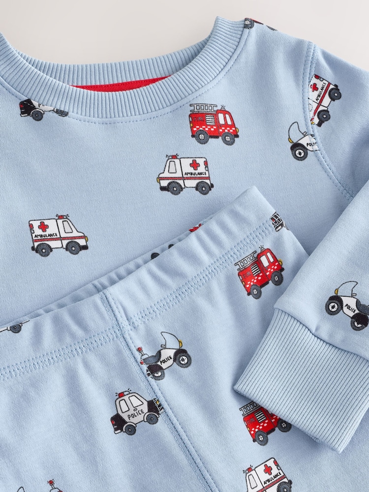 Dark Red/Blue Emergency Vehicle Mini Snuggle Pyjamas 3 Pack (9mths-10yrs) - Image 10 of 10 Dark Red/Blue Emergency Vehicle Mini Snuggle Pyjamas 3 Pack (9mths-10yrs) - Image 10 of 10