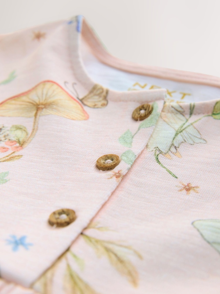Cream Fairy Short Sleeve Jersey Summer Dress (3mths-7yrs) - Image 6 of 7