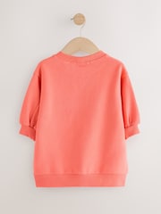 Red Character Relaxed Sweat Dress (3mths-7yrs) - Image 6 of 8