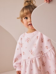 Crema floral - Sweat Dress (3mths-7yrs) - Imagen 3 de 7