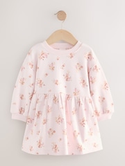 Crema floral - Sweat Dress (3mths-7yrs) - Imagen 4 de 7