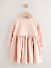 Pink Fairy Long Sleeve Embellished Dress (3mths-7yrs) - Image 7 of 9