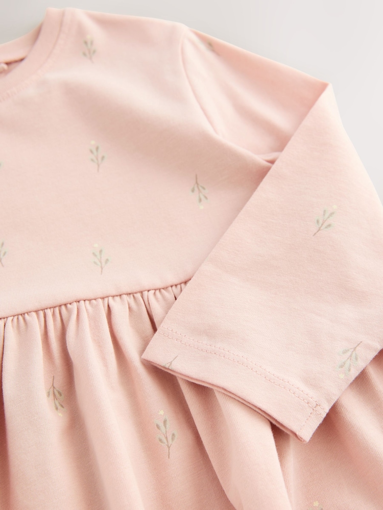 Pink Fairy Long Sleeve Embellished Dress (3mths-7yrs) - Image 9 of 9