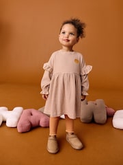 Orange Pumpkin Long Sleeve Dress and Leggings Set (3mths-7yrs) - Image 4 of 8