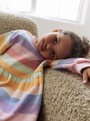 Rainbow Striped Sweat Dress (3mths-7yrs) - Image 7 of 12