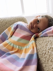 Rainbow Striped Sweat Dress (3mths-7yrs) - Image 8 of 12