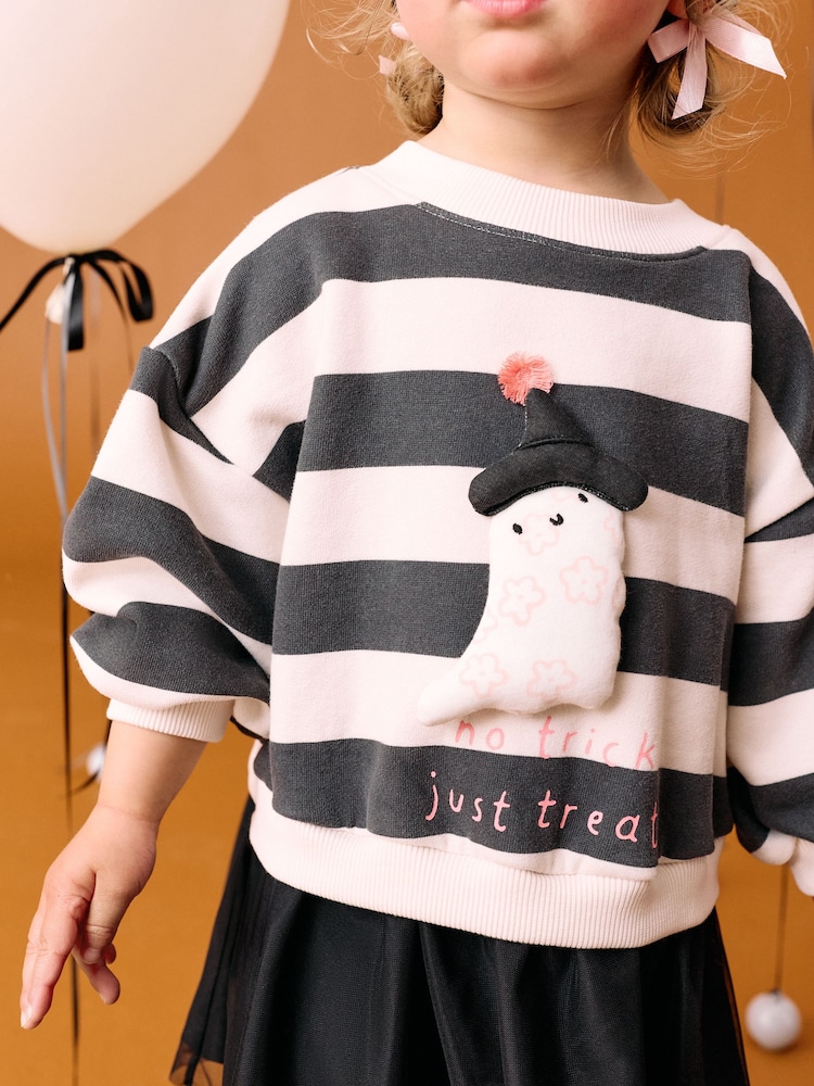 Halloween Sweat Party Dress (3mths-7yrs) - Image 2 of 3 Halloween Sweat Party Dress (3mths-7yrs) - Image 2 of 3