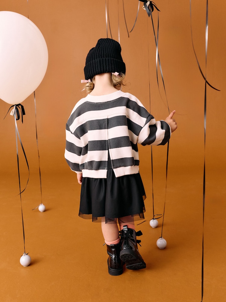 Halloween Sweat Party Dress (3mths-7yrs) - Image 3 of 3 Halloween Sweat Party Dress (3mths-7yrs) - Image 3 of 3