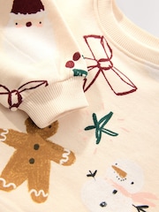 Neutral Christmas - Sweat Partykleid (3 Monate - 7 Jahre)​​​​​​​ - Bild 7 von 7