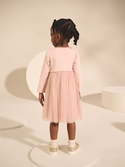 Pink Fairy Long Sleeve Mesh Party Dress (3mths-7yrs) - Image 2 of 8