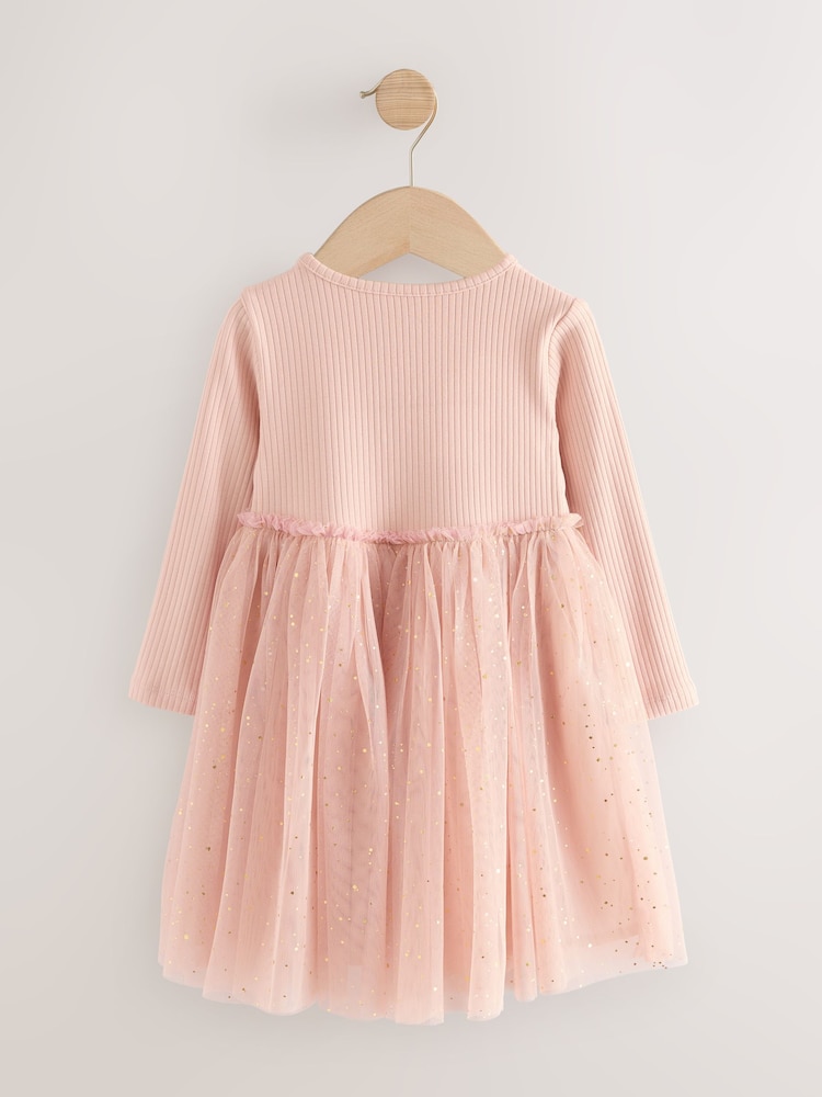 open lace back dress Flowers by Zoe Cinch Waist Dress - Neon Pink M main image 1