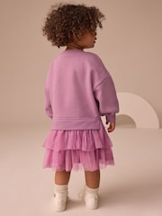 Purple Fox Sweat Party Dress (3mths-7yrs) - Image 3 of 8