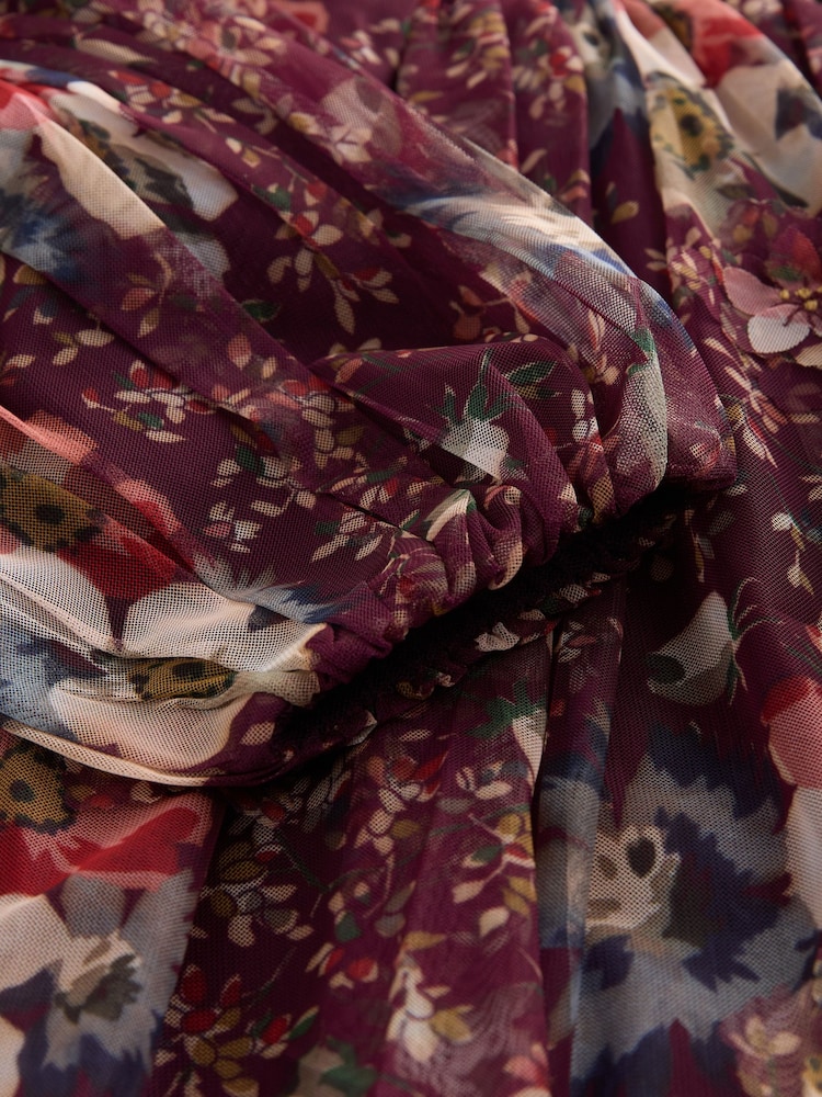 Lila - Langärmeliges Kleid aus Netzstoff (3 Monate bis 7 Jahre) - Bild 8 von 8 Lila - Langärmeliges Kleid aus Netzstoff (3 Monate bis 7 Jahre) - Bild 8 von 8