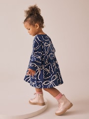 Lazo azul marino - Sweat Dress (3mths-7yrs) - Imagen 2 de 7