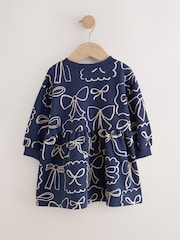 Lazo azul marino - Sweat Dress (3mths-7yrs) - Imagen 5 de 7