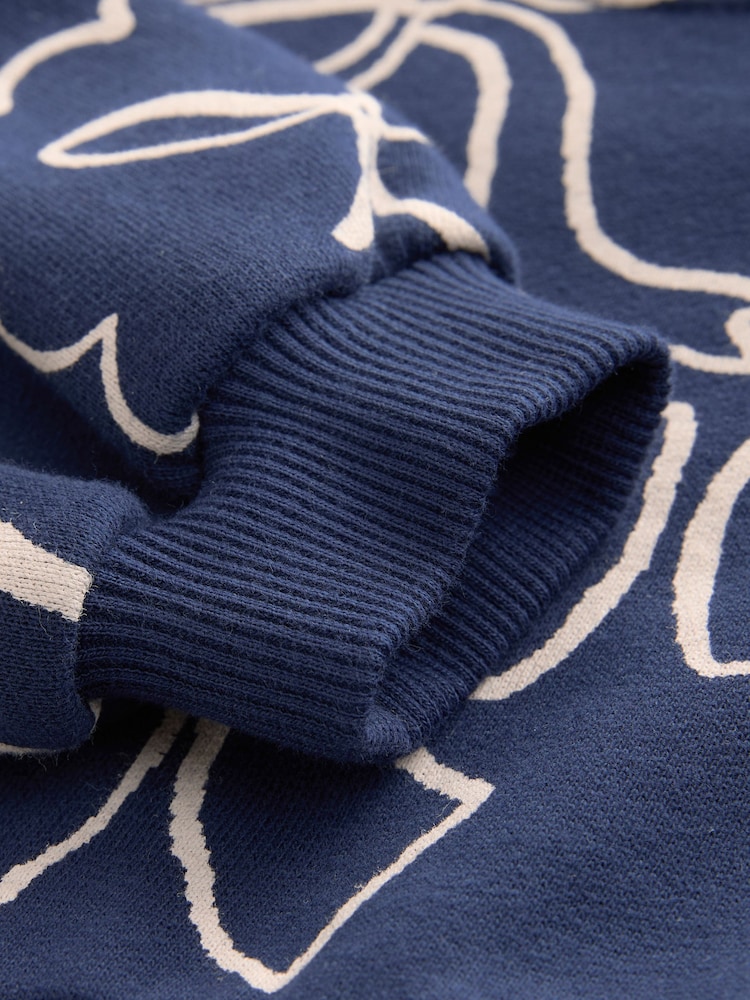 Lazo azul marino - Sweat Dress (3mths-7yrs) - Imagen 7 de 7